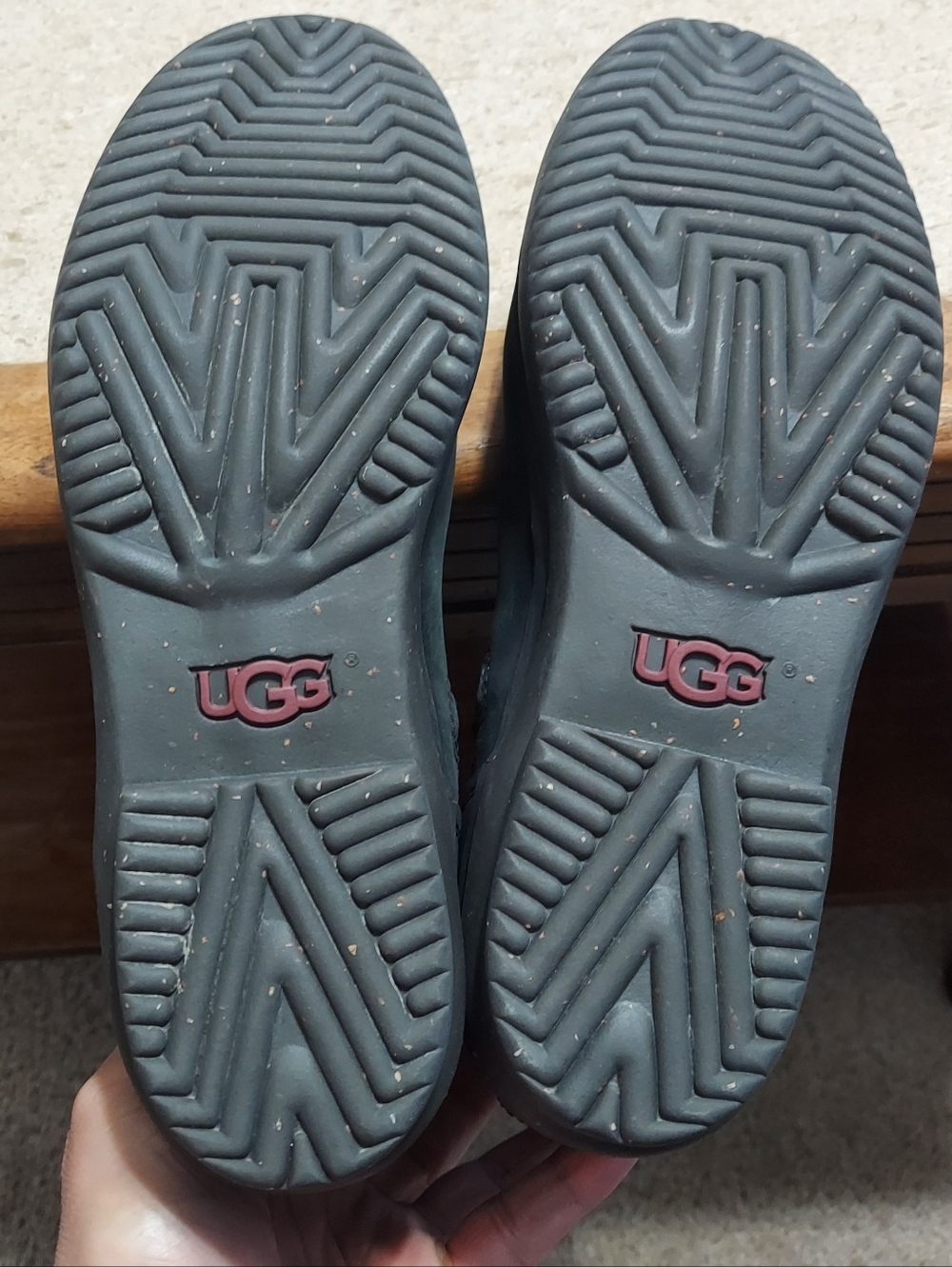 UGG Simmens Women's Boots Size 9.5 Black - Picture 5 of 9